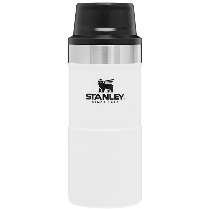 Термокружка Stanley Classic Trigger Action One Hand 2.0, 0,25 л, белая
