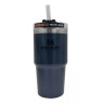 Термокружка Stanley Quencher H2.0 680 мл, тёмно-синяя, с трубочкой 10-08481-012